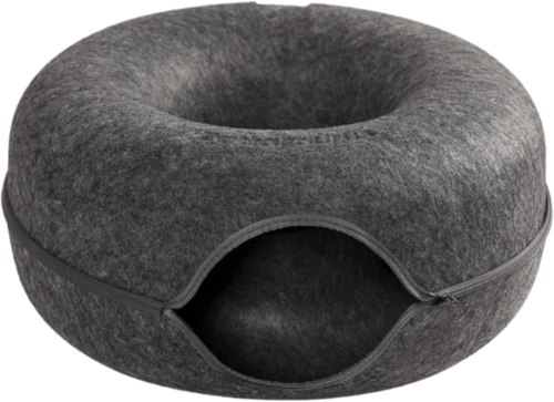Wooflyx PurrCave™ – Cozy Cat Cave & Scratch Tunnel for More Comfort