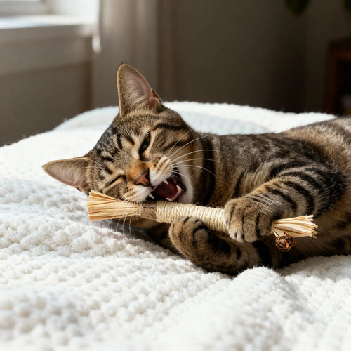 Natürliche Matatabi-Zahnpflege-Sticks