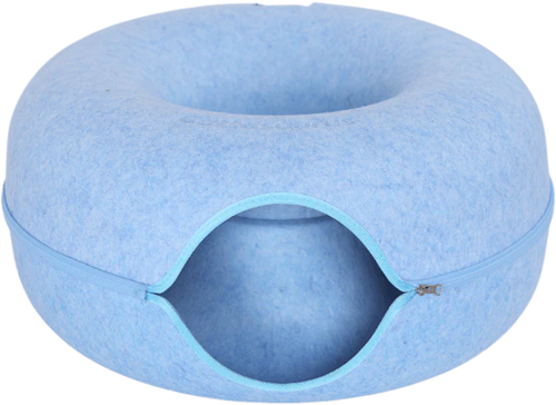Wooflyx PurrCave™ – Cozy Cat Cave & Scratch Tunnel for More Comfort