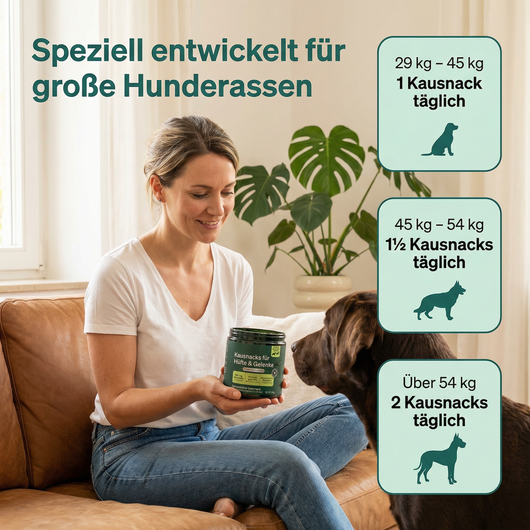 Kausnacks für Hüfte und Gelenke