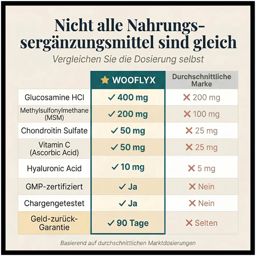 Kausnacks für Hüfte und Gelenke