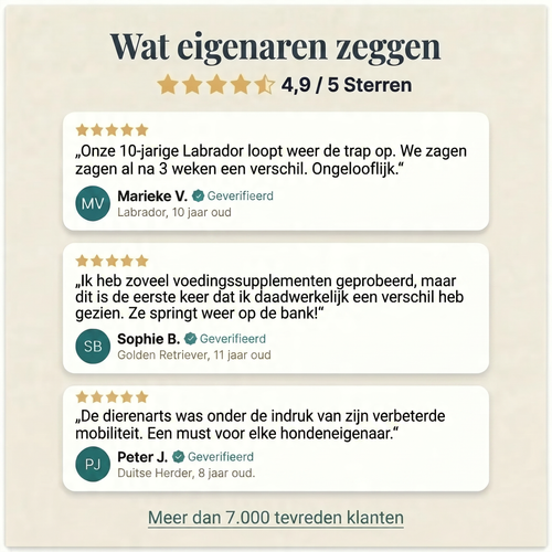 Kauwsnacks voor heupen en gewrichten
