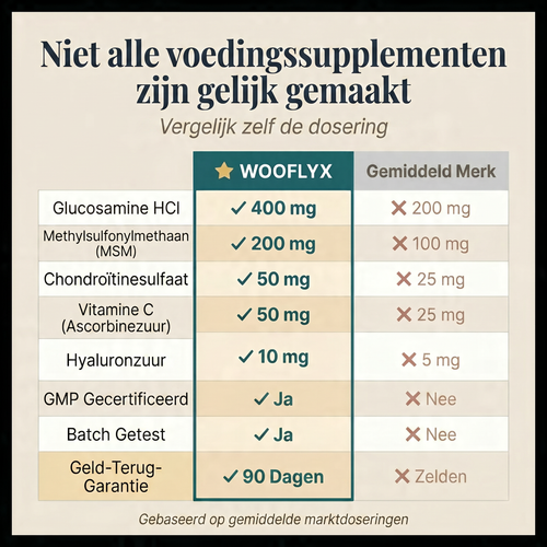 Kauwsnacks voor heupen en gewrichten