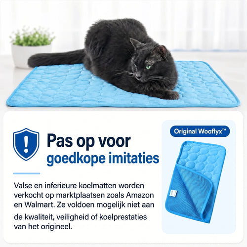 Bescherm je kat tegen een hitteberoerte met de Wooflyx™ koelmat