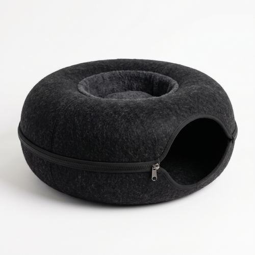 Wooflyx PurrCave™ – Cozy Cat Cave & Scratch Tunnel for More Comfort